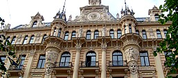 Riga: Jugendstilhuser in dem Stadtviertel um die Albertstrae