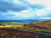 Landschaft auf Mainland mit einigen Minuten Sonne